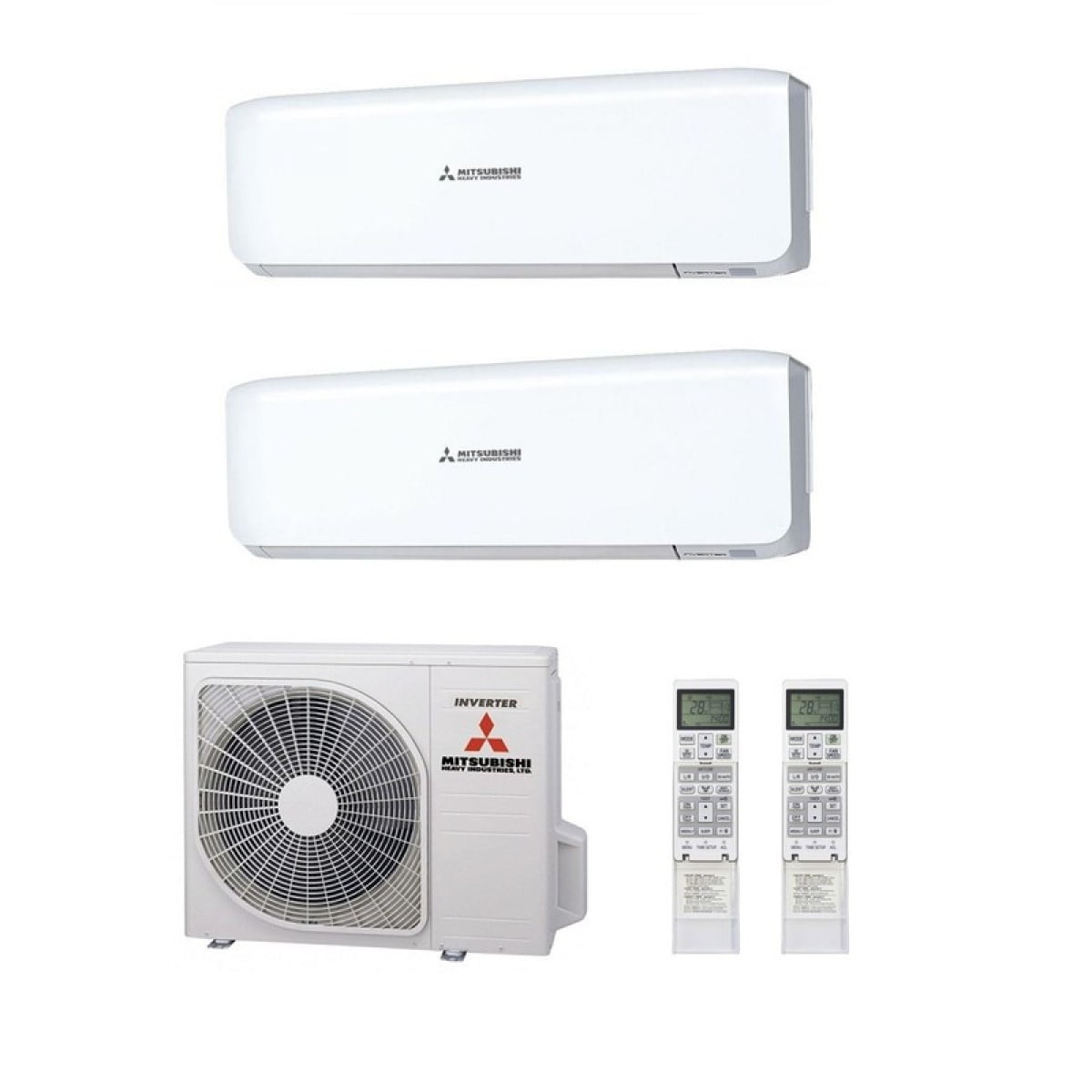 Mitsubishi Heavy Industries Duo 2.5kW + 2.5kW - Afbeelding 1