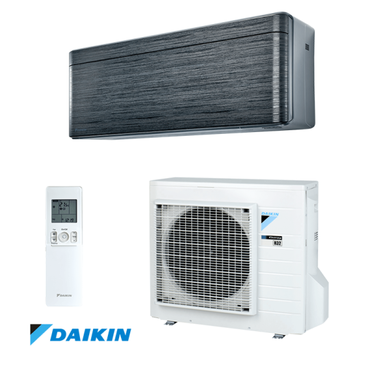 Daikin stylish black 3.5 kW (115m3) - Afbeelding 1
