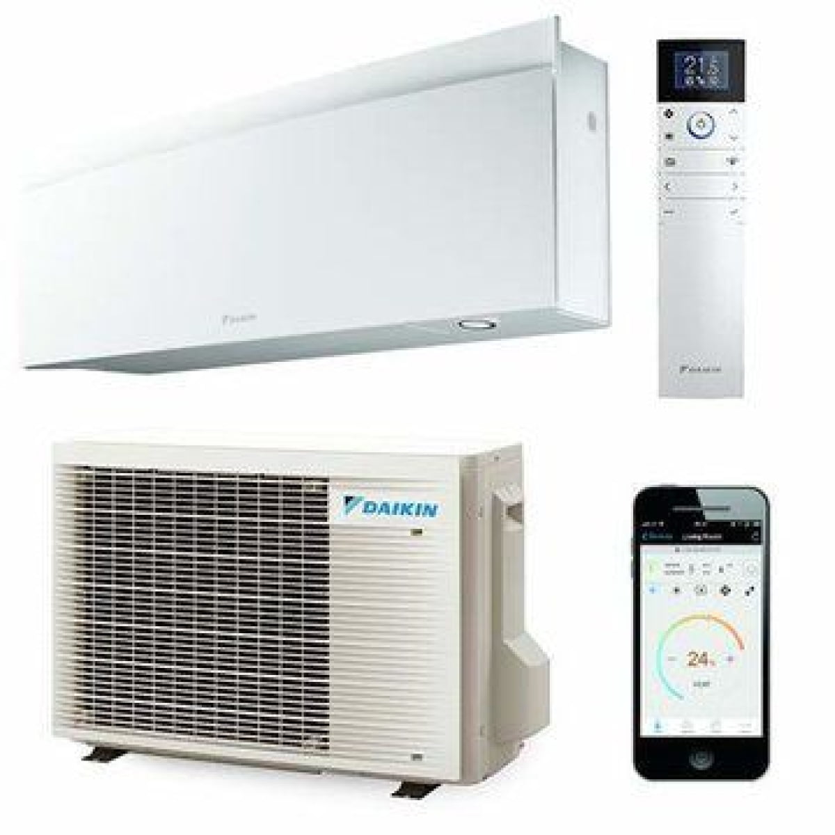 Daikin Emura Kristal wit 6.0 kW (180m3) - Afbeelding 1